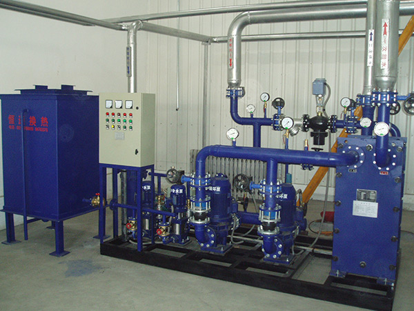 信泰汽車(chē)換熱機(jī)組現(xiàn)場(chǎng)